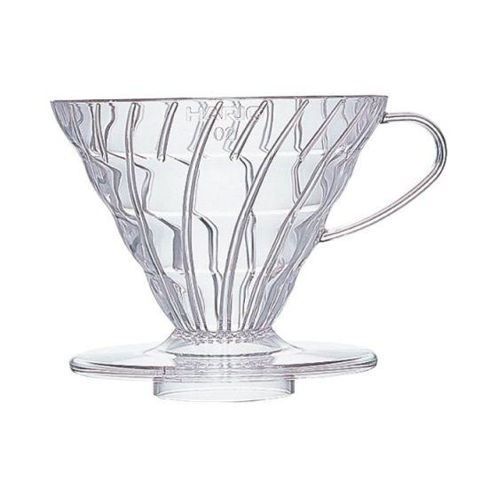 HARIO PLASTIC V60 CLEAR 1-CUP